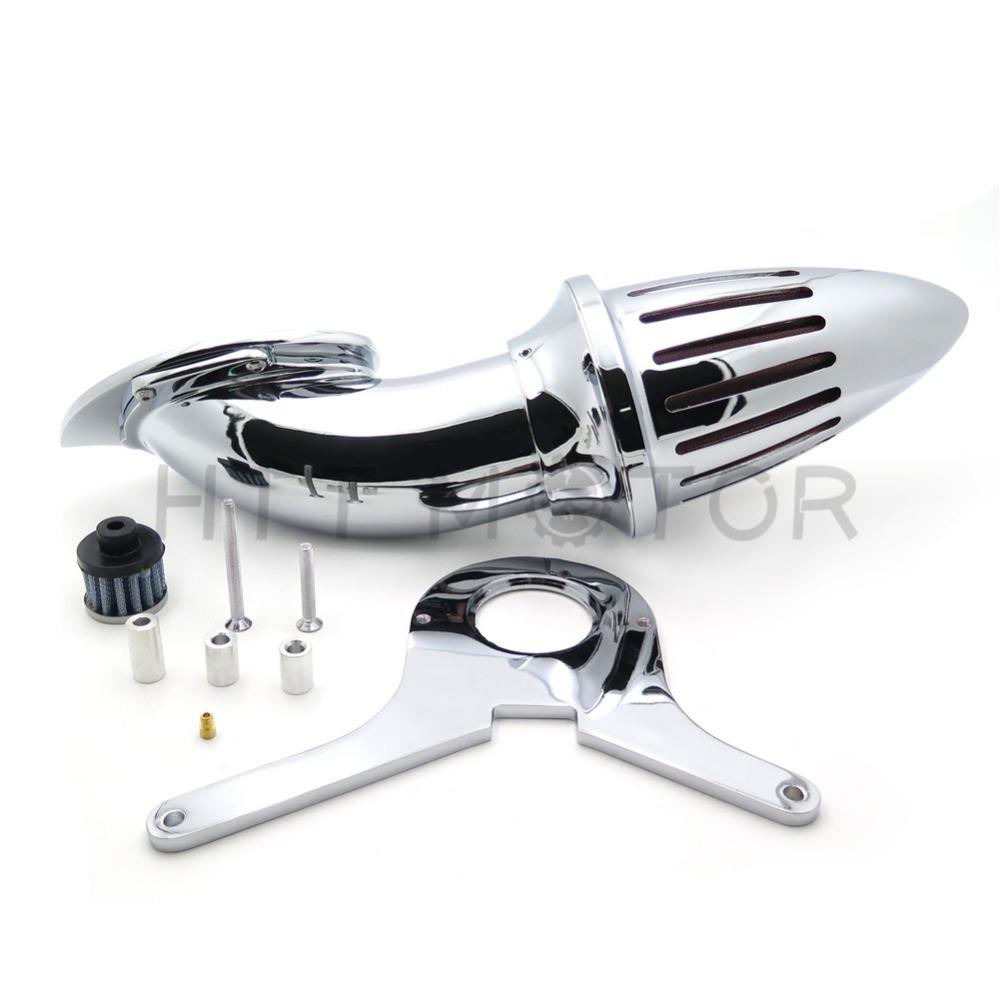Motorcycle Air Cleaner Kits Filter For Honda 1986-2015 Shadow Aero 750 VT750 All Year Chromed