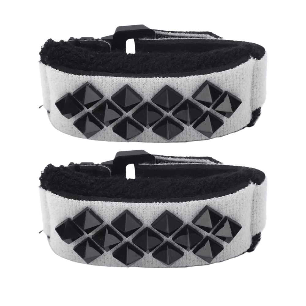 2PCS Plastic And Fabric Bass Muting Strap Adjustable Design Noise Dampers For Electric Guitar