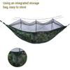 Portable Two People Camping Hammock with Mosquito Net for Backyard Garden Camping Backpacking