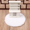 Photo Props Nordic Style Dollhouse Plush Carpet Doll Accessories Miniature Hairy Rug Mini Floor Mat