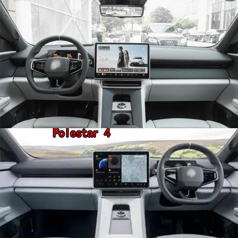 Для Polestar 4 2024 2025 Накладка на приборную панель Противоскользящий коврик на приборную панель Чехол для приборной панели Накладка-солнцезащитный экран для приборной панели Украшения