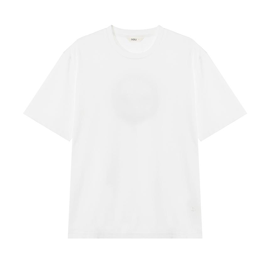 Футболка с коротким рукавом nau City O.White