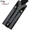 Men'S And Women'S Candy Color Clip Type Elastic Suspenders With Y-Shaped Adjustable Brackets Gifts