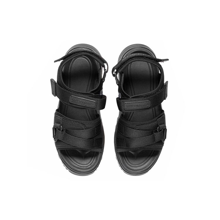 Li Ning CF Suo Простые повседневные сандалии женские сандалии черные AGUS006-2