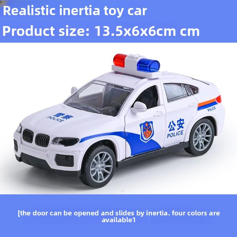 Детская инерционная полицейская машина игрушка для мальчика симуляция внедорожника ударопрочная модель пожарной машины подарок