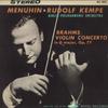 LP Record МЕНУХИН, КЕМПЕ, БЕРЛИНСКАЯ ФИЛАРМОНИЧЕСКАЯ - Брамс: Концерт для скрипки ре мажор, ASC5023 ANGEL Япония Классика Б/у