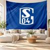 Schalke 04 Wall Tapestry, Soft Fabric Wall Hanging, Decorative Backdrop For Bedroom Home Wall Art
