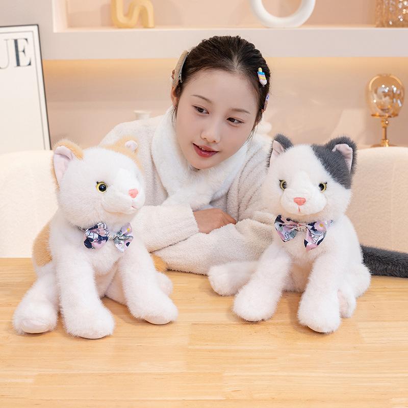 Милая кукла-котенок, плюшевая игрушка-кошка, сумка для девочек, сумка-мессенджер, детская успокаивающая кукла