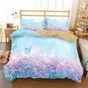 Floral Duvet Cover Butterfly Flower Bedding Set Full King For Girls Women Botanical Flowers Comforter Cover With 2 Pillow Cases