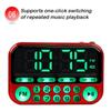Mini Portable Radio Large Screen Handheld Digital FM USB TF MP3 Rechargeable Player Speaker