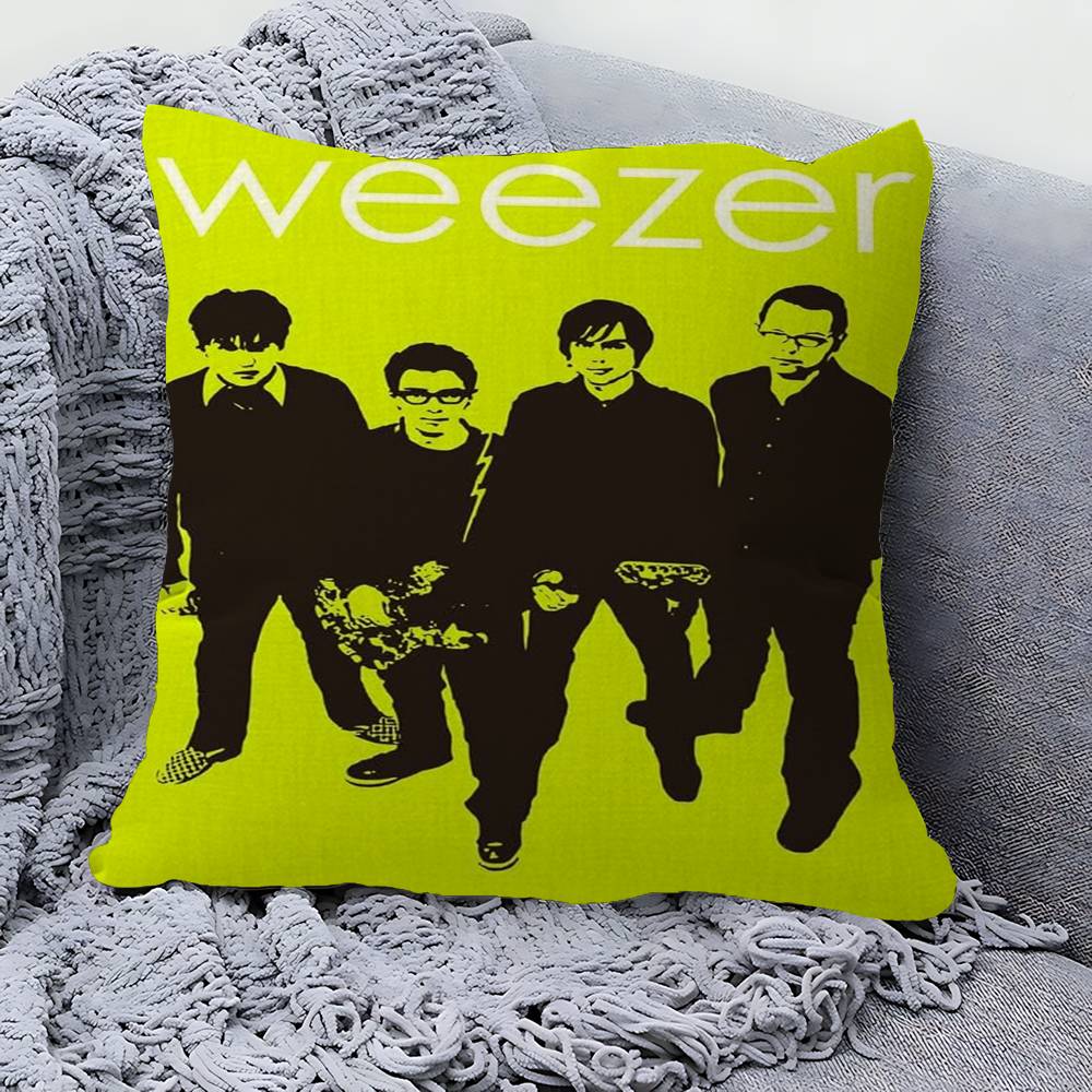 Weezer Музыкальная Группа Наволочка Полиэстер Диванные Подушки Декоративные Подушки-Пледы Домашний Декор Наволочка