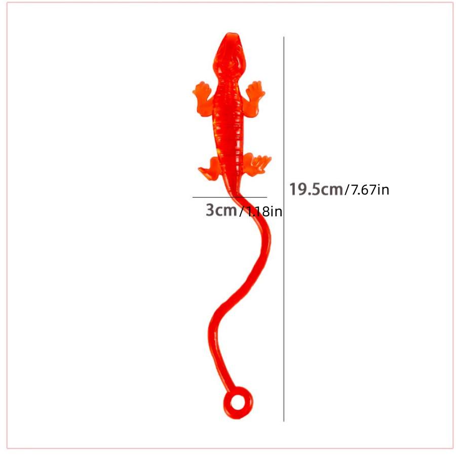 5/10/20 ШТ Эластичные игрушки-рептилии Рождественские подарки Липкие непоседливые наполнители Детский геккон Смешной мяч-мишень