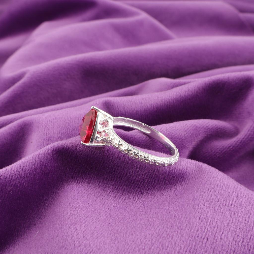 Драгоценный камень Розовый Турмалин Ювелирные изделия из серебра 925 пробы Ручной работы Дизайнерское кольцо для подарка CZR-10-2