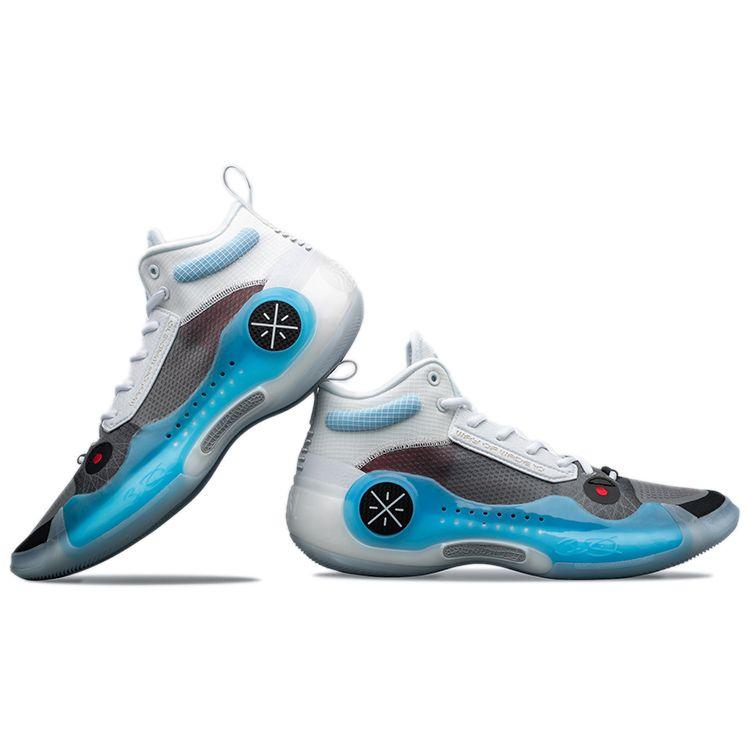 Li-Ning Мужские кроссовки Way of Wade 10 Team No Sleep Серо-Белые ABAS115-2