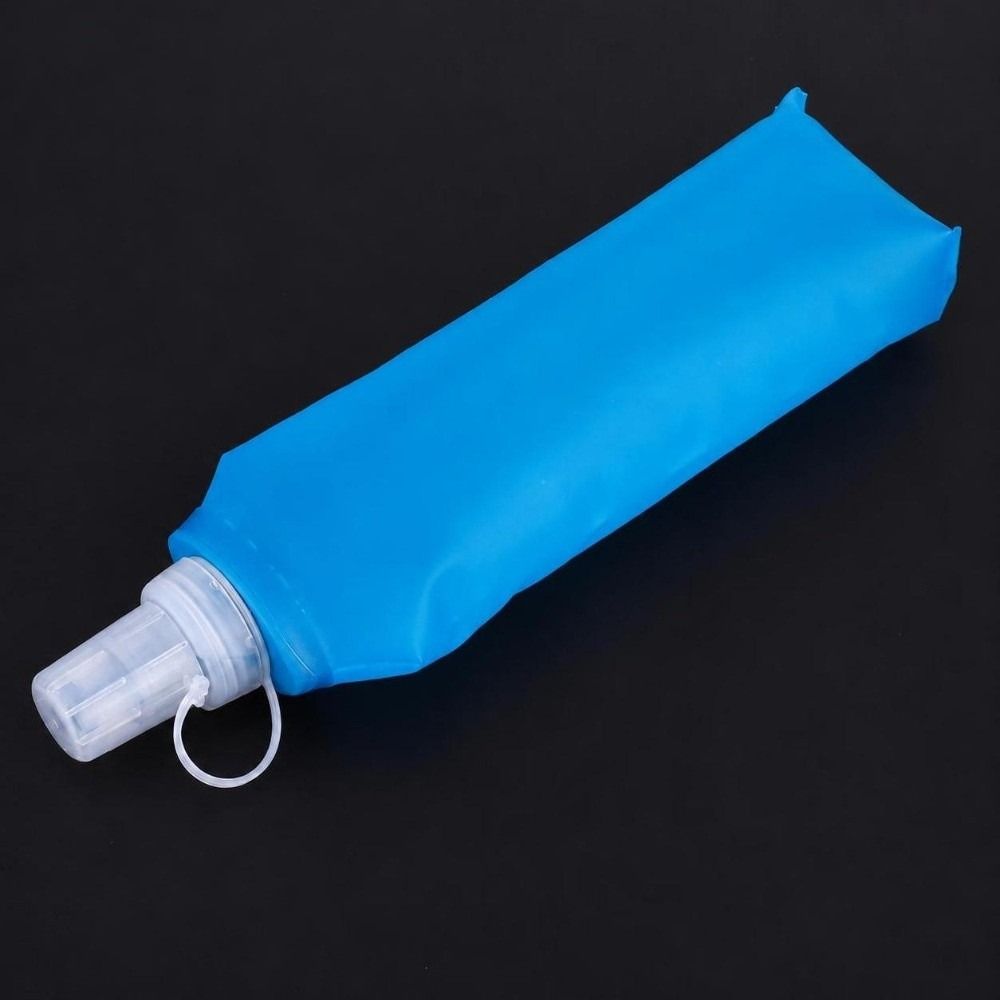 2 Pack Leakproof Collapsible Soft Water Bottles TPU Drink Containers Hydration Bladder Bag  Camping