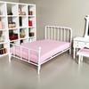 European Styles 1 12 Scale Dollhouses Bed Includes Mattress and Pillow Miniature Furniture for Dollhouses Decoration