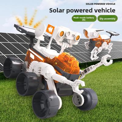 Автомобиль для исследования космоса на новой энергии, детские самодельные DIY-сборки, научно-образовательные игрушки