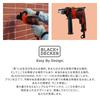 Vibration Drill Hammer Drill AC100V Corded Concrete Drilling 550W 13mm BLACK+DECKER BEH550-JP