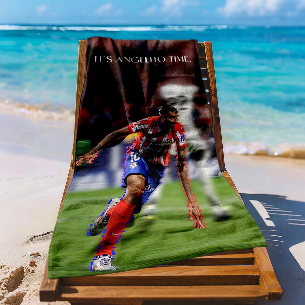 Atletico Madrid Beach Towel Super Soft Absorbent Comfortable Lightweight