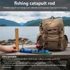 Fishing Catapult Rod Portable Lightweight Catapult Fishing Reel Durable Sturdy Fish Bait Launching Equipment for Traveling Bass