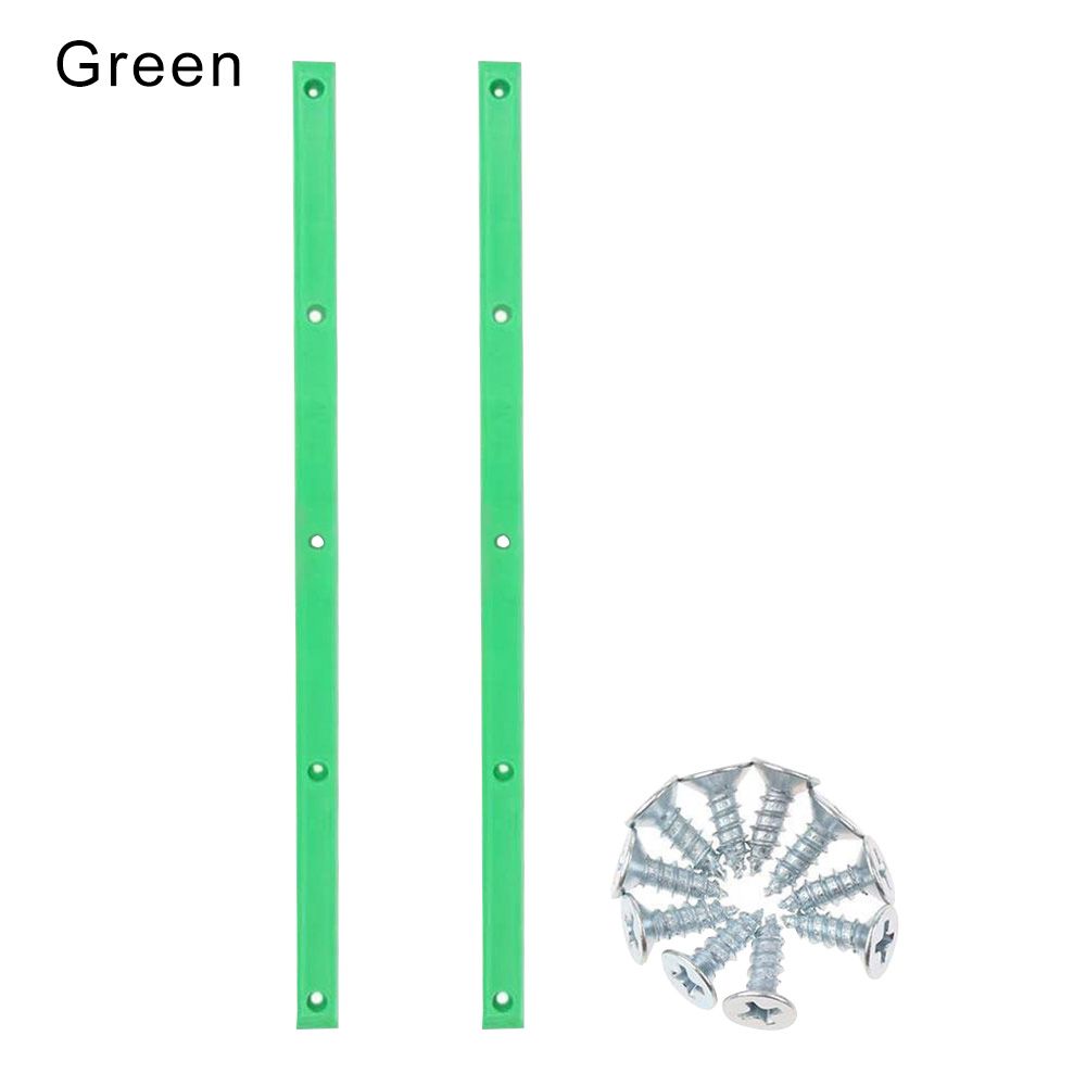 Reduce Friction Skateboard Rails Anti-collision Strip Edge Protect Strip with Mounting Screws