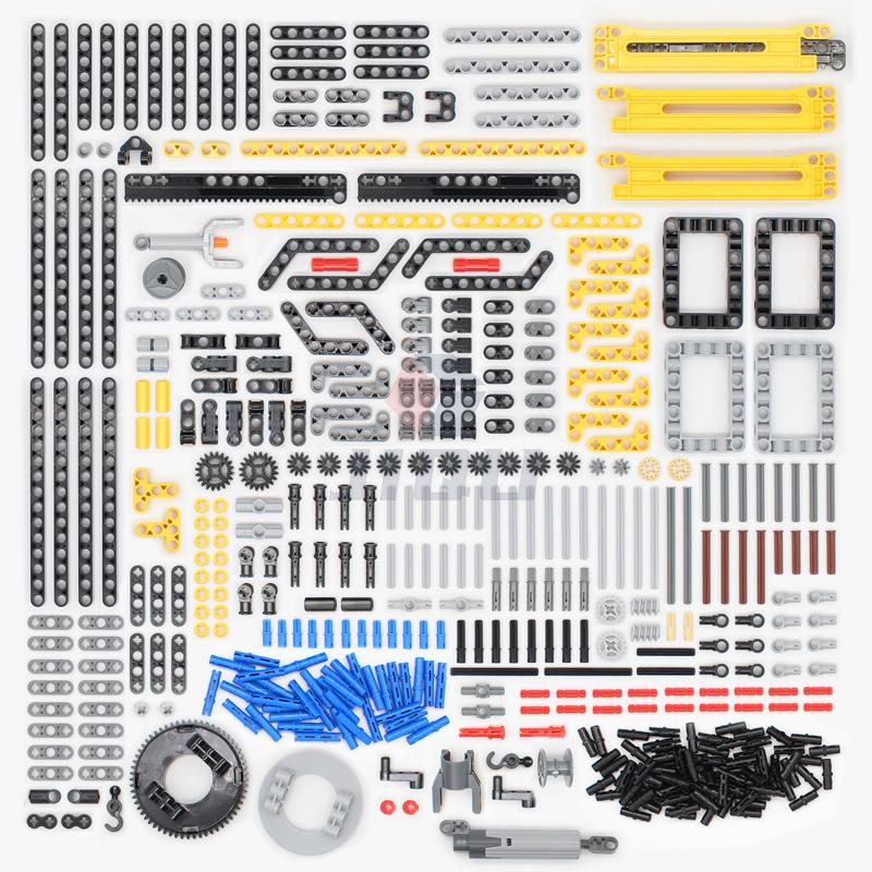 Нетоксичный Moc Высокотехнологичный Рычаг Передачи Шестерня Штифт Соединитель Панель Оси Рулевое Управление Амортизатор Линейный Привод Конструктор Mindstorms Кирпичи