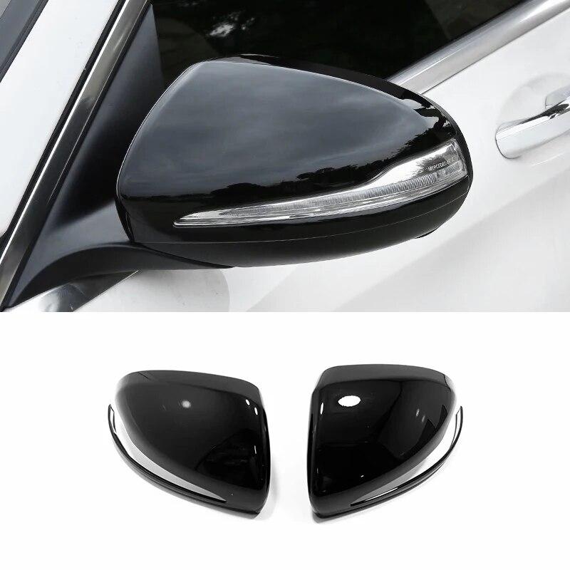 ABS хром/углерод для Mercedes Benz BCES GLB GLC Class W205 W213, боковая дверь автомобиля, поворотное зеркало заднего вида, дождь для бровей, 2 шт., LHD