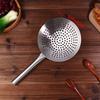 Утолщенная ложка-дуршлаг для лапши из нержавеющей стали 304 с длинной ручкой, шумовка для масла, дуршлаг для пищи, сито, шумовка-ложка, кухонный инструмент