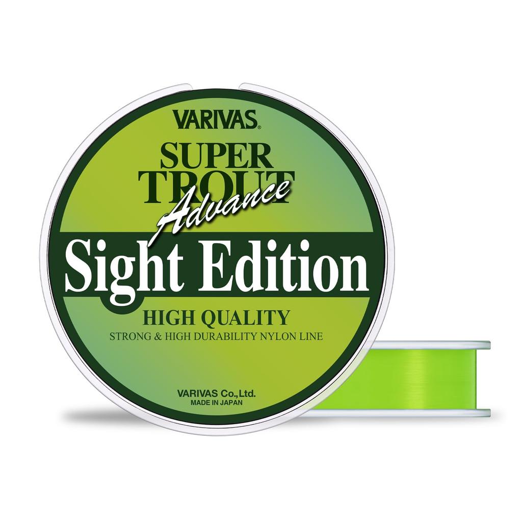 Нейлоновая леска VARIVAS Varivas Super Trout Advance Sight Edition 100 м 1 4 фунта цвет Lightning Green No.
