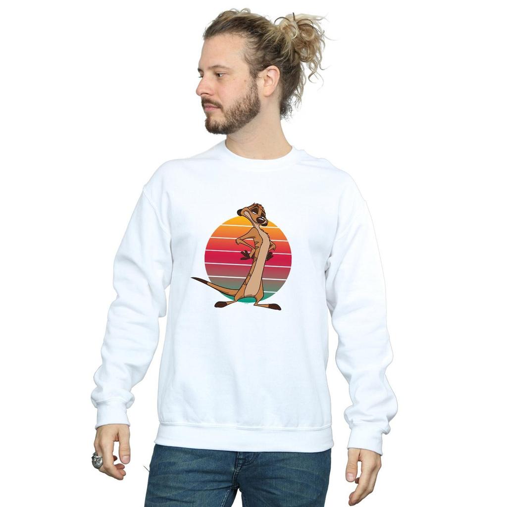 Disney Mens The Lion King Timon Sunset Sweatshirt