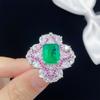 Sace Gems Классические кольца из медного сплава с цирконием, серьги, кулон, ожерелье, комплекты ювелирных изделий, подарки для свадебной вечеринки