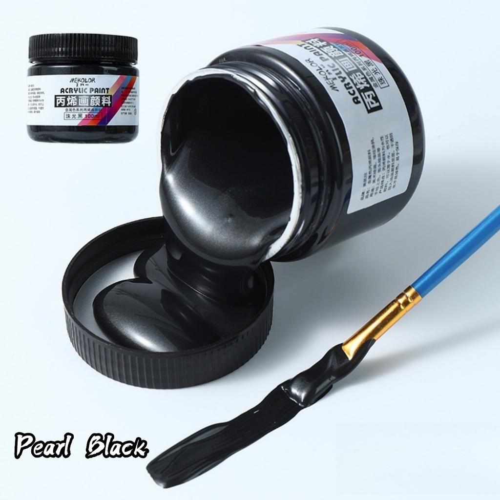 Набор матовой акриловой краски 100 мл Премиальные цвета Формула без растрескивания для росписи камней Ткань Холст Деревянные поделки Водостойкое искусство Суп