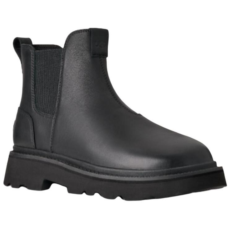 UGG Модный тренд гибридная кожа короткие ботинки челси мужские ботинки черные 1172990-BLK