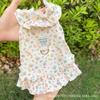 Dog Cat Clothes Pet Clothing Spring and Summer Floral Skirt Fresh and Cute Princess Skirt Thinner Than Bear Breathable