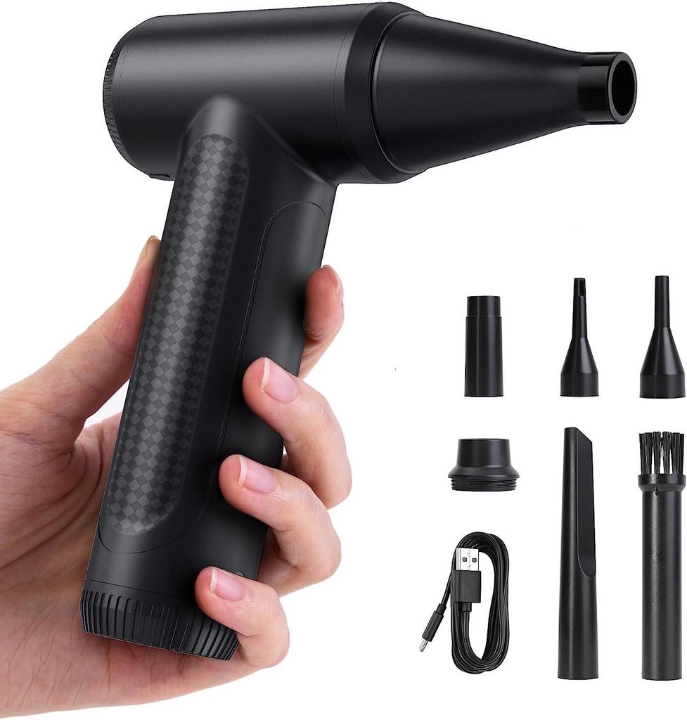 Портативный беспроводной пылеуловитель двойного назначения для чистки дома, автомобиля и электроники (Клавиатура, Корпус компьютера)