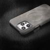 Роскошный Магнитный Чехол для Беспроводной Зарядки Magsafe для iPhone 15 14 Plus 13 12 Pro Max Матовый Ретро Кожа Ягненка Мягкий Чехол
