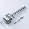 Stainless Steel Meat Tenderizer , Durable, Multi Functional Tool for Steak , Pork Rolls, Perfect for Home Cooking , Restaurant Use
