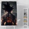 Shower Anime For G-Gokus Curtain Waterproof Polyester Fabric Paint Colorful Bath Curtains Home Bathroom Decor Curtain With Hook