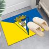1PC Cadiz Cf Badge Design Floor Mat for Living Room, Game Rooms, Office, Bedroom, Office Floor Mat Playful Design, Christmas fan gifts