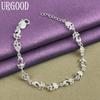 925 Sterling Silver Romantic AAA Zircon Bracelet Fashion Jewelry