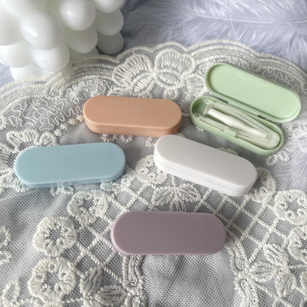 100Pcs Candy Color Contact Lens Case Kit Portable Eye Care Tool Set for Men and Women with Tweezers and Suction Stick