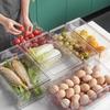 Refrigerator Storage Box Kitchen Organizer Storage Container Household Transparent Fresh-keeping Fruit Vegatable Food Containers