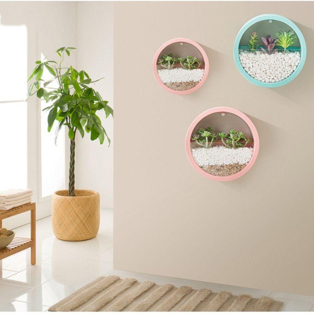 Basket Wall-mounted Wall Decoration Hydroponic Vase Flower Pot Ornaments Plant Container Flowerpot