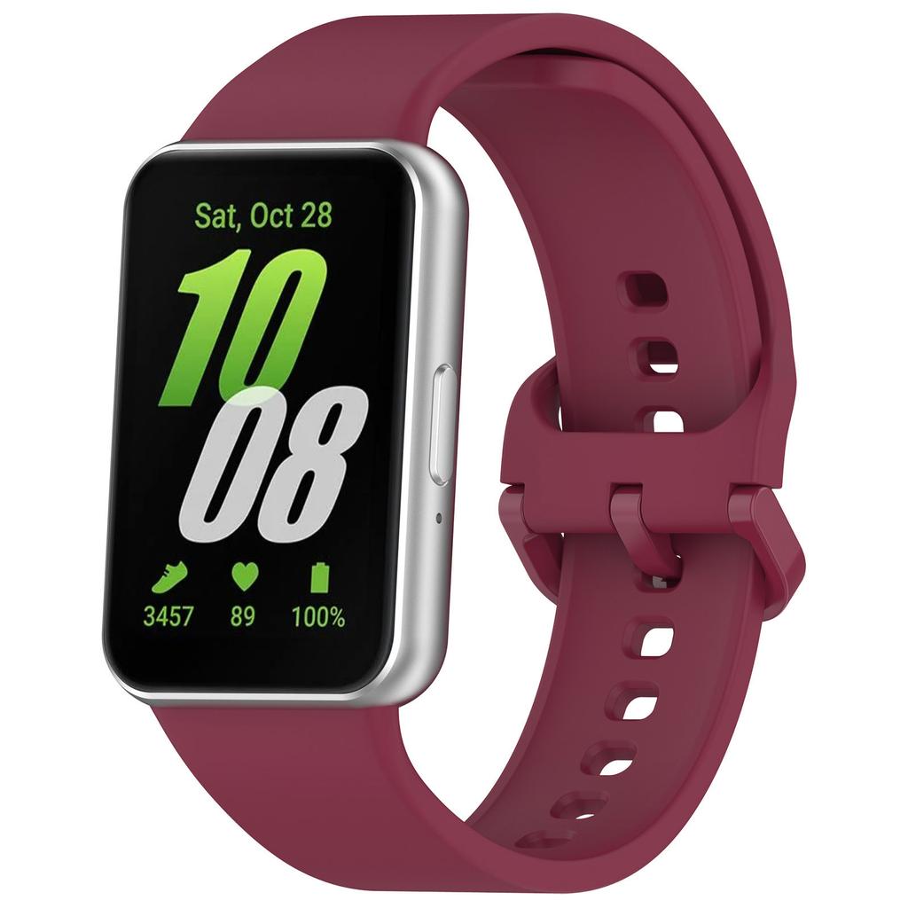 Спортивный силиконовый ремешок для Samsung Galaxy Fit 3 Браслет для умных часов Резиновый браслет Correa для Samsung Galaxy Fit3 Ремешки Аксессуары