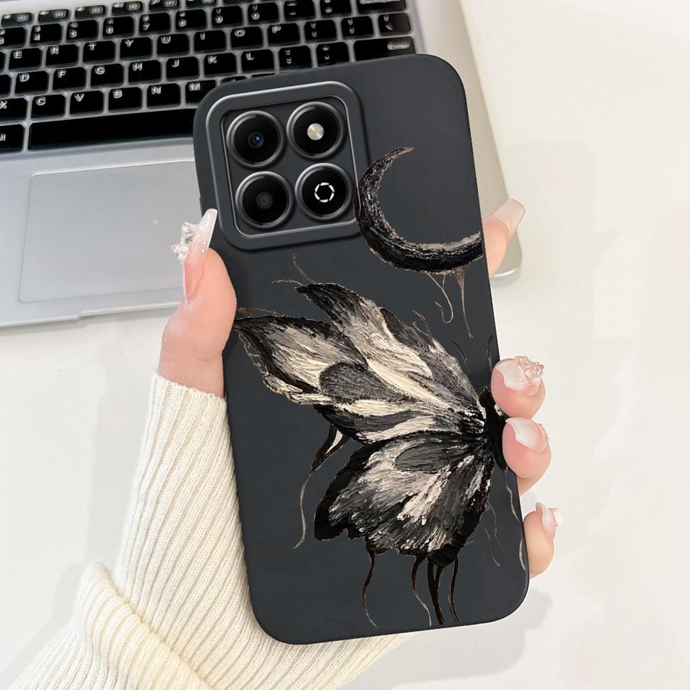 Colorful Flower Case For Honor X6b Coque Silicone Soft Cover For Huawei Honor X 6b 6a X6A Phone Cases Covers Bumper