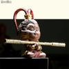 Purple Clay Monkey King Ornaments Tea Pet Ceramic Small Animal Figurine Home Car Decoration Crafts