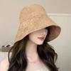 Летние шляпы для женщин Панама Шапка рыбака Солнцезащитная шляпа Широкие поля Защита от солнца Солнечная шляпа 2025 Новинка Боб Складная Корейский стиль