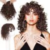 Синтетический короткий вьющийся парик для наращивания волос, натуральный мягкий парик для женщин, для косплея