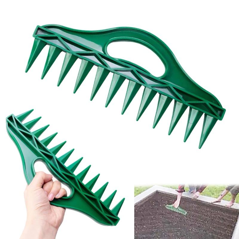 3/1x Plastic Hand Dibbler Garden Seeder Tool 12-Hole Fast Seeding Dispenser Dibber Efficient Planting In Flower Lawn Garden Tool