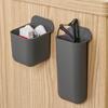 Plastic Desk Pen Holders Clip-on Wall Mounted Storage Box PC Screen Pen Holder  Stationery Storage